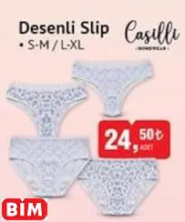 DESENLİ SLİP KÜLOT